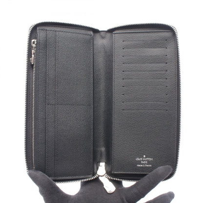 Louis Vuitton Round Wallet Zippy Vertical Noir Black Leather — view 3