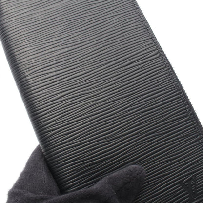 Louis Vuitton Round Wallet Zippy Vertical Noir Black Leather — view 6
