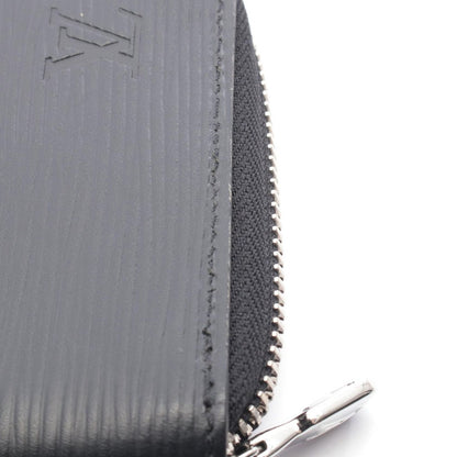 Louis Vuitton Round Wallet Zippy Vertical Noir Black Leather — view 7