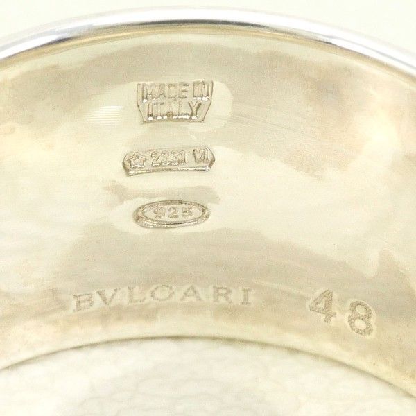 Bulgari Save The Children Silver Ring Size 95 Total Weight Approx 82g