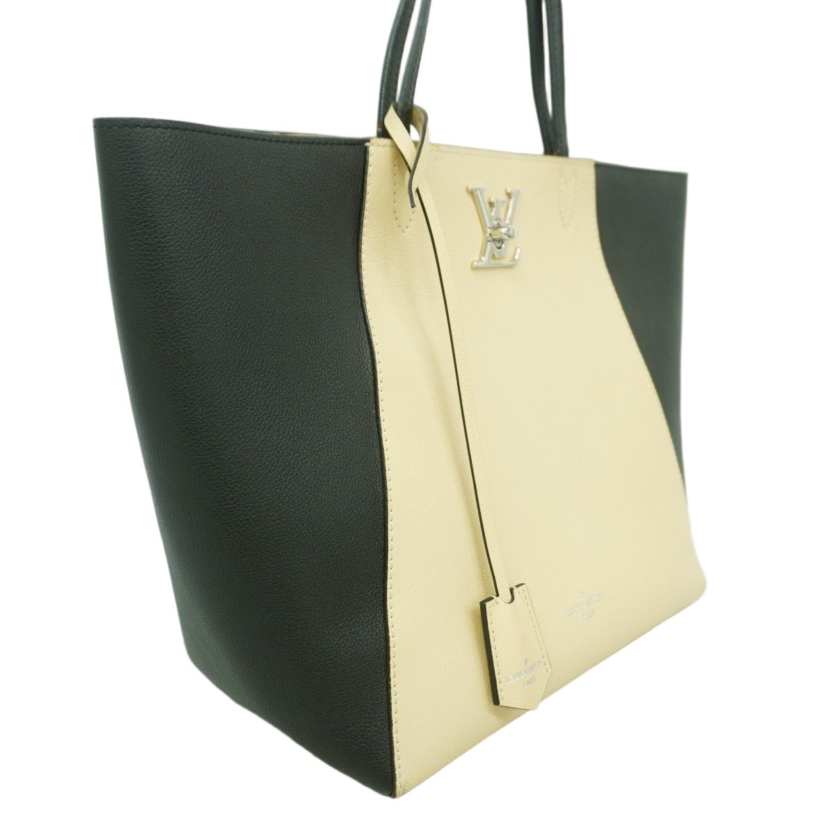 Louis Vuitton Tote Lockme Cover Vanille Noir — view 2