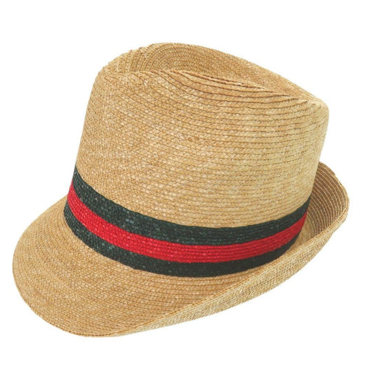 Gucci Woven Stroller Hat Straw Hat Sherry Line M 57 cm Natural Plants Beige