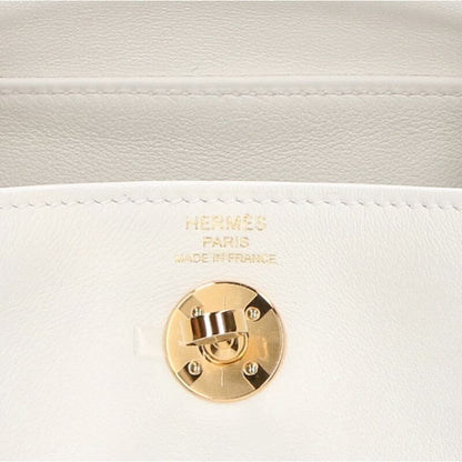 Hermes Lindy Mini 20 Engraved B Gold Hardware Swift Shoulder Bag Women 20