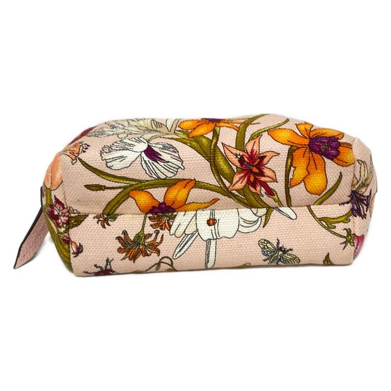 Gucci Pouch Flora 577355 Pink×orange×multi Limited Edition Leather