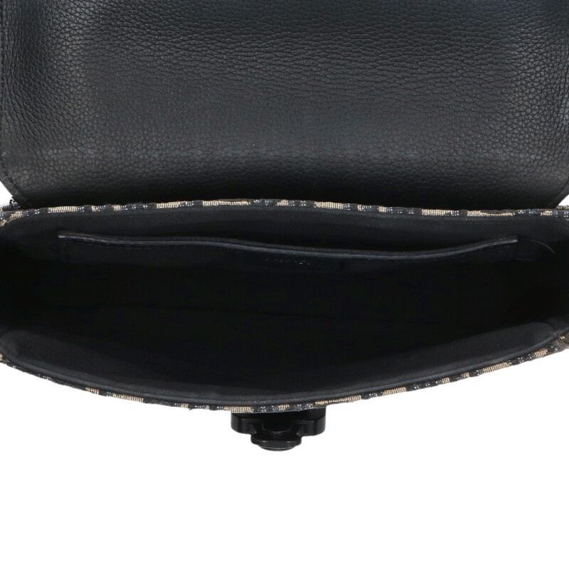 Dior 1adpo049yks Leather Switched Oblique Shoulder Bag Men's