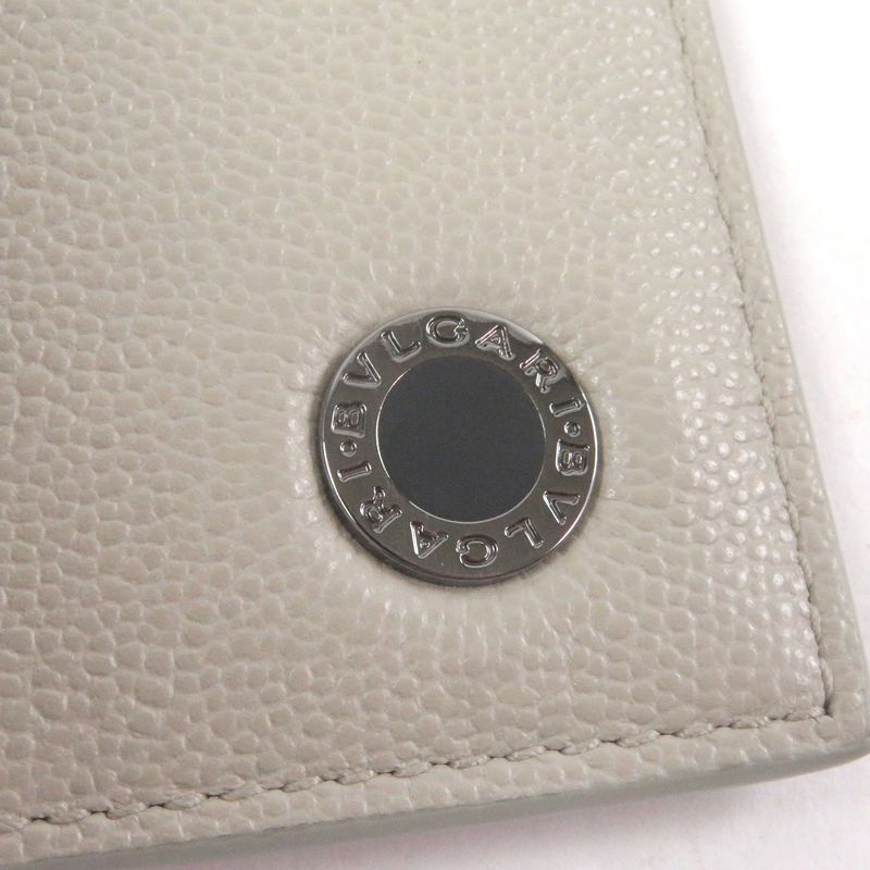 Bvlgari 294147 Bvlgari MAN Logo Hardware Leather Card Case Business Card Holder