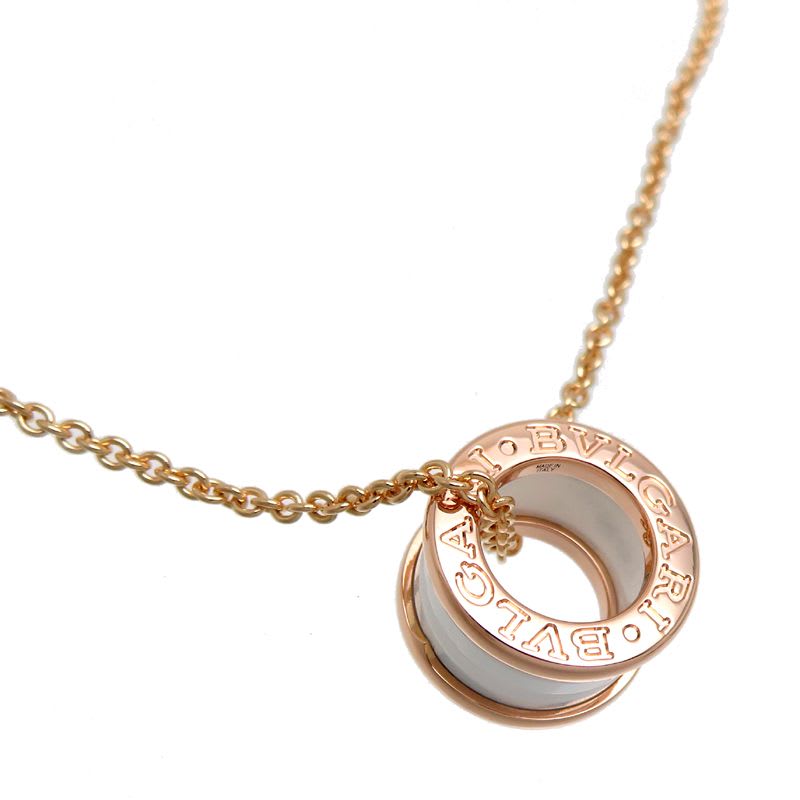 Bvlgari Necklace B.zero1 White Ceramic
