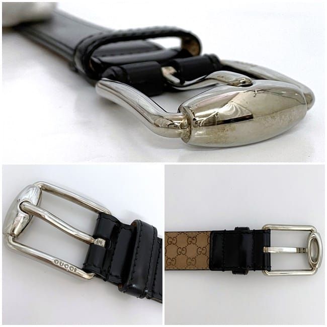 Gucci Belt Black 201766 Ec20330 Excellent Condition 30mm (1.18in)