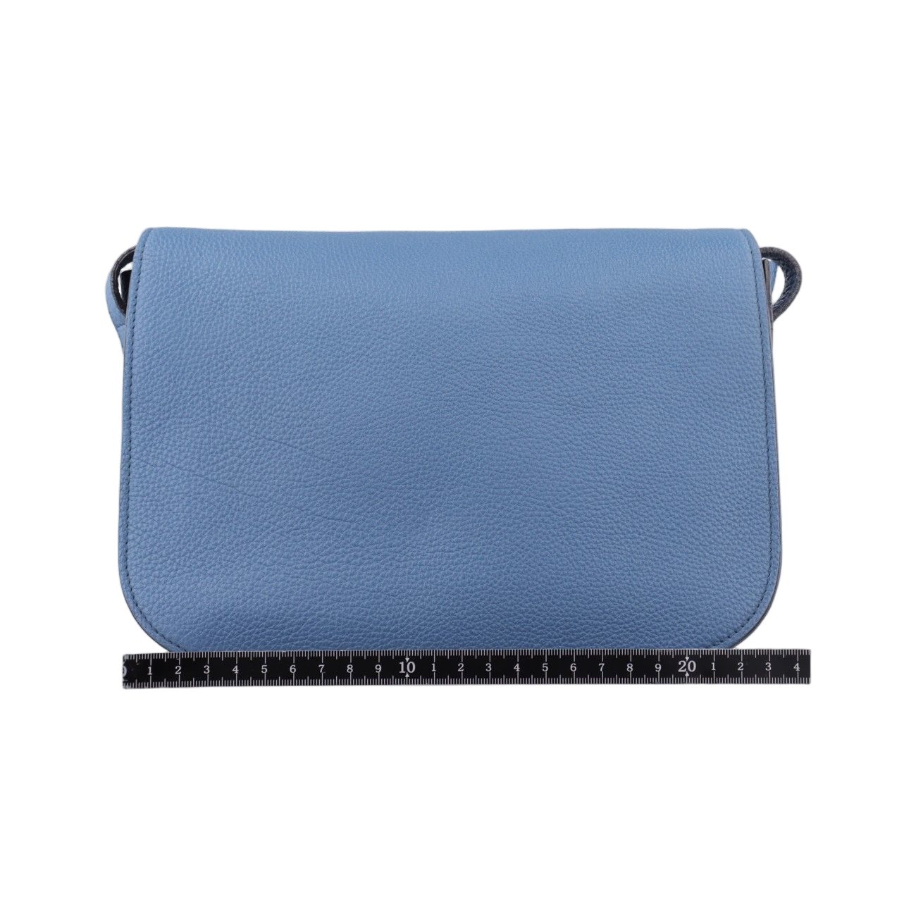 Gucci Bright Bit Blue Leather Messenger Bag — view 2