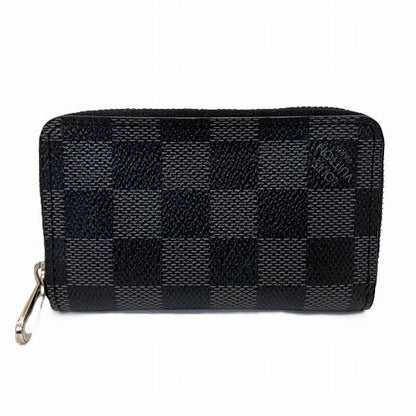 Louis Vuitton Damier Graphite Zippy Coin Purse N63076 Wallet Coin Case Men's