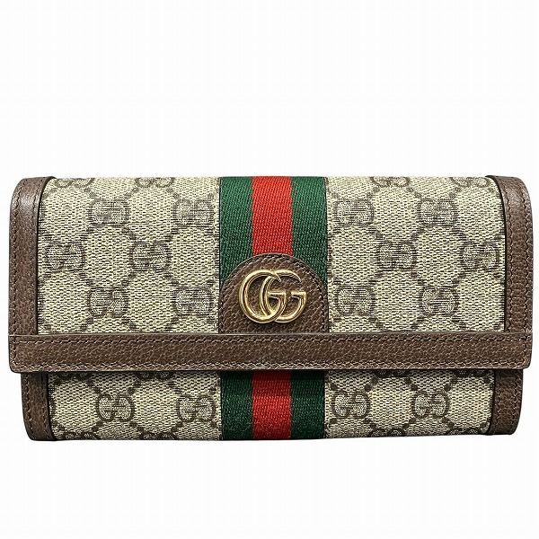 Gucci Sherry Line Ophidia GG Continental 523153 Long Wallet Bifold Wallet Women
