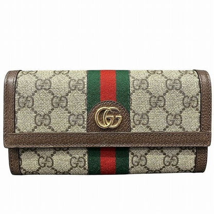 Gucci Sherry Line Ophidia GG Continental 523153 Long Wallet Bifold Wallet Women