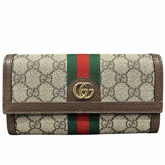 Gucci Sherry Line Ophidia GG Continental 523153 Long Wallet Bifold Wallet Women