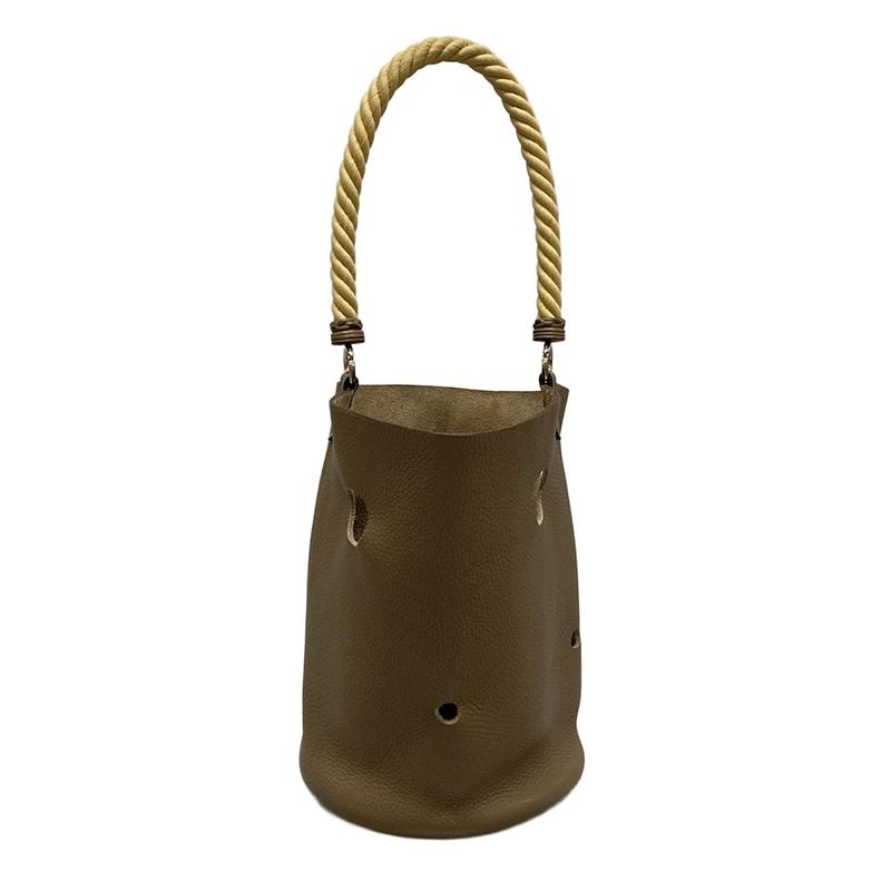 Hermes Handbag Mangeoir Etoupe Silver Hardware