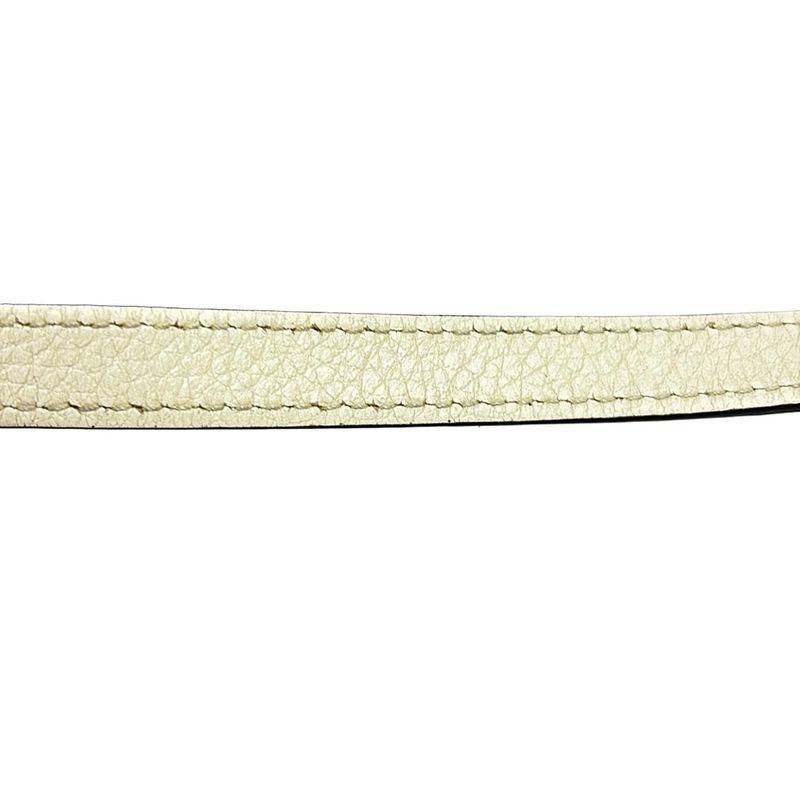 Gucci Shoulder Bag Bree 449413 Dark Brown Beige And Ivory Leather