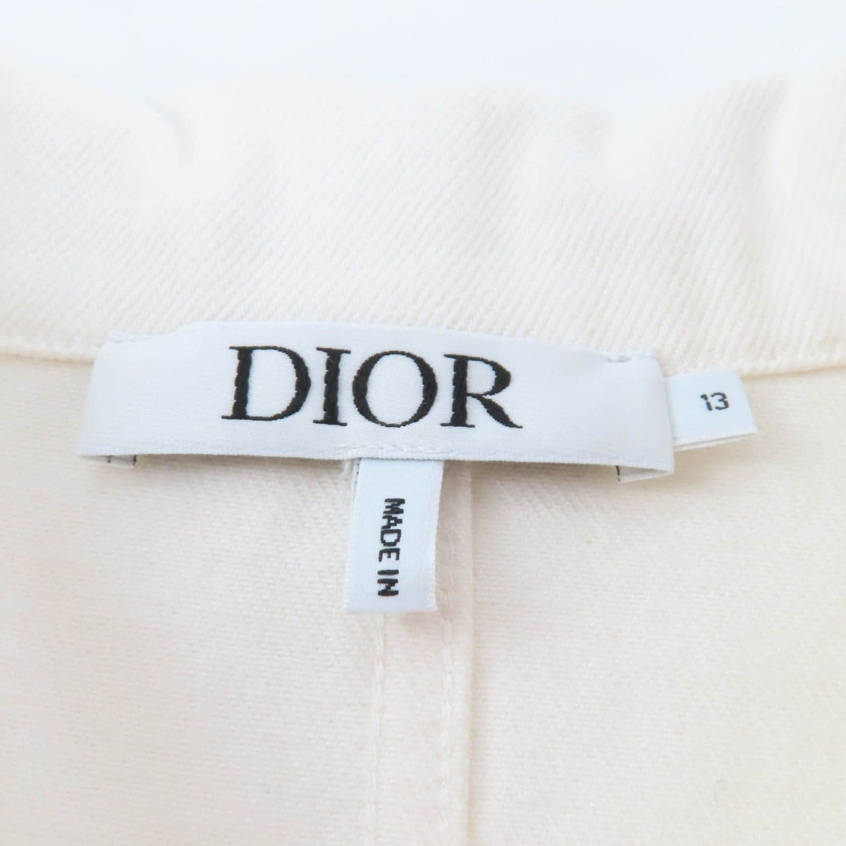 Dior Cotton Leather with Logo Patch Sleeveless Dress — view 7