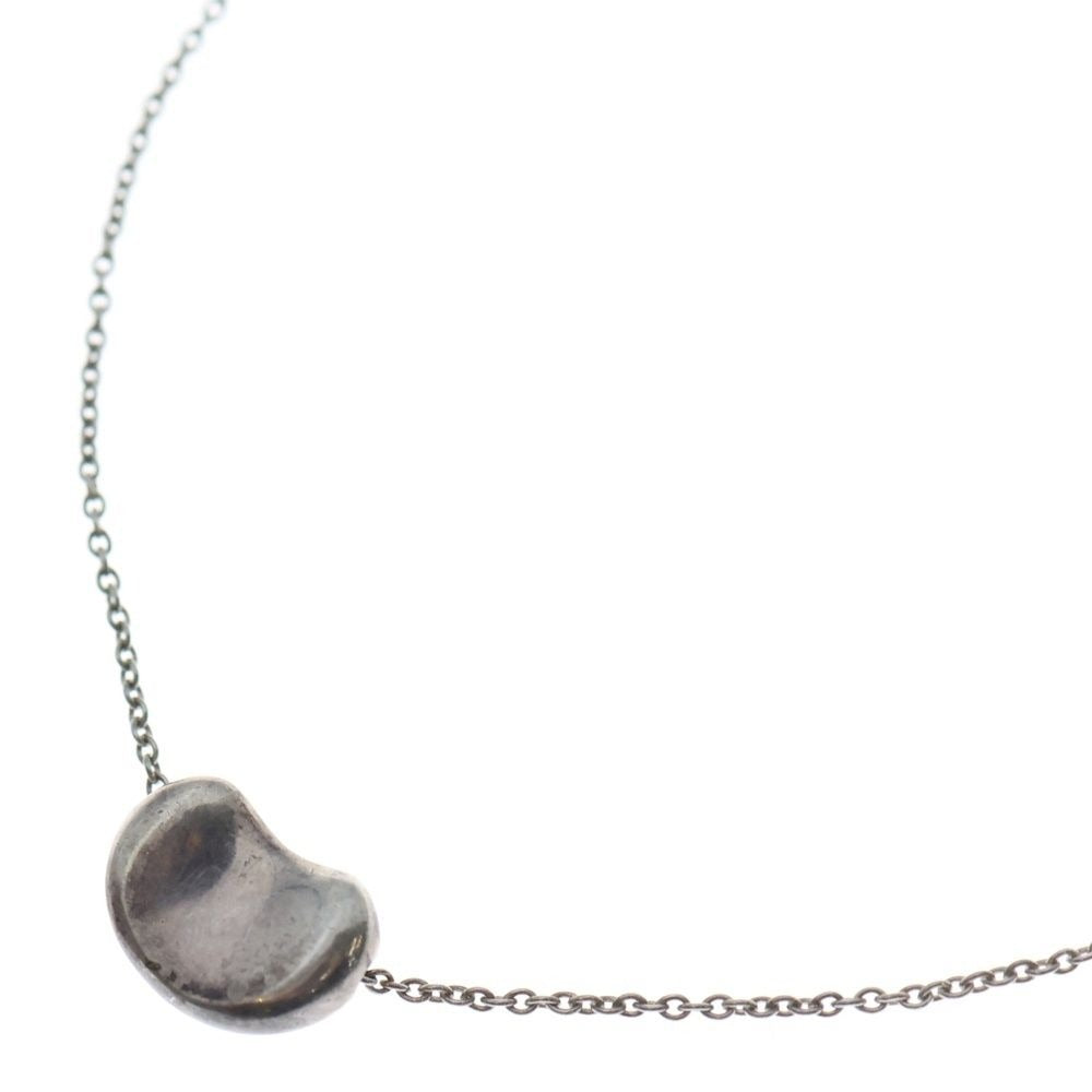 Tiffany & Co Elsa Peretti Bean Chain Necklace Silver
