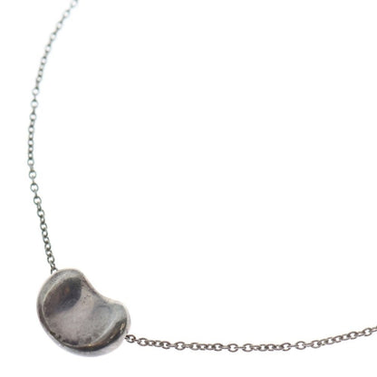 Tiffany & Co Elsa Peretti Bean Chain Necklace Silver