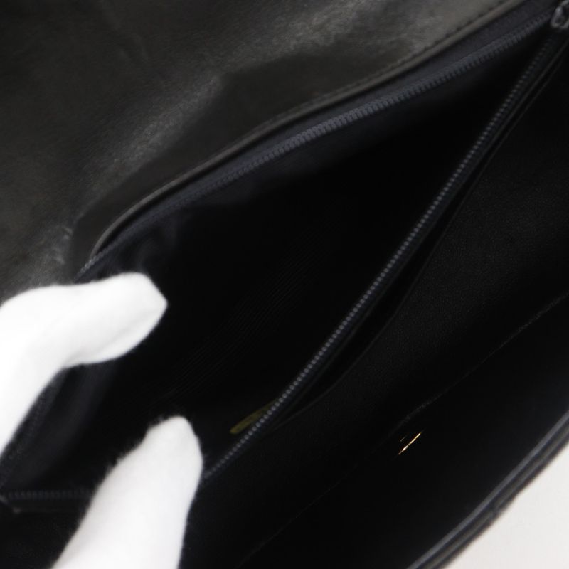 Chanel Diana 22 Chain Shoulder Matelasse A01164 Lambskin Black Ladies Shoulder