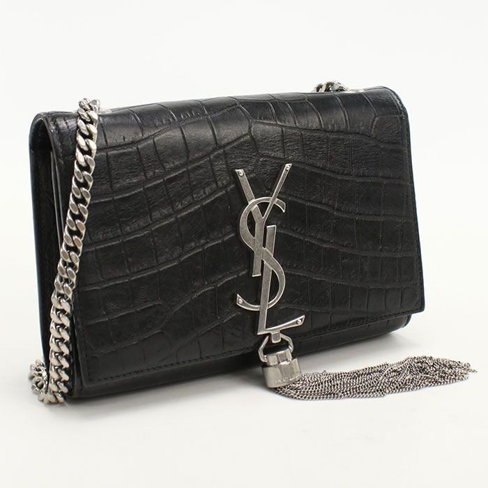 Saint Laurent Chain Shoulder Bag Leather