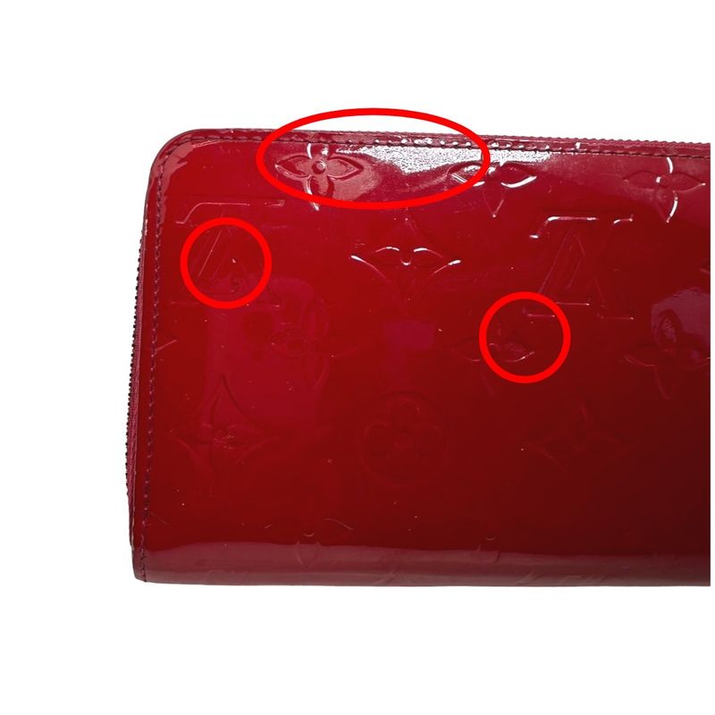 Louis Vuitton M61379 Vernis Round Zipper Zippy Wallet Long Wallet Louis Vuitton
