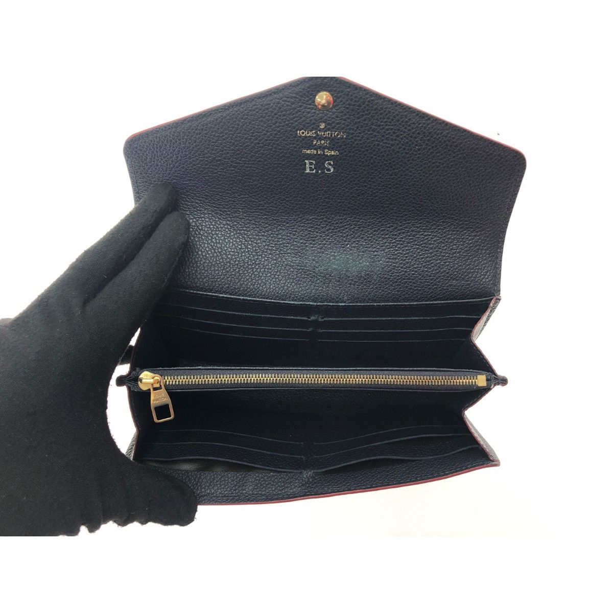 Louis Vuitton Women's Long Wallet Monogram Empreinte Portefeuille Sara