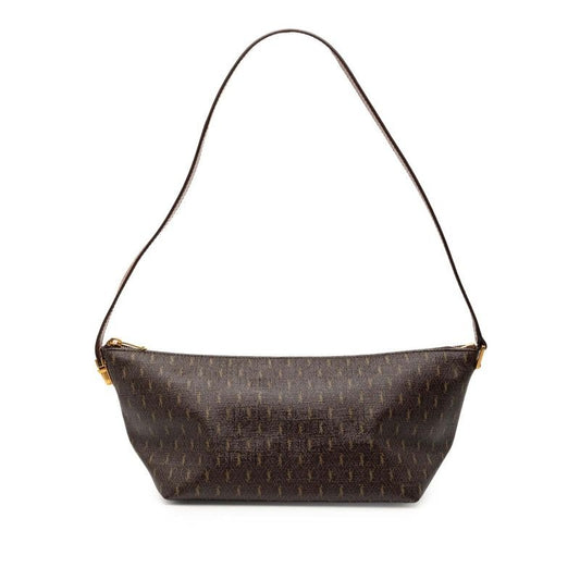 Saint Laurent Monogram Brown Leather