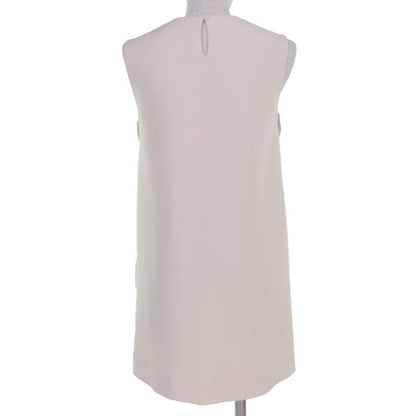 Christian DIOR 341b32a1166 Wool Silk Worn In Fall Collection Logo Button Dress