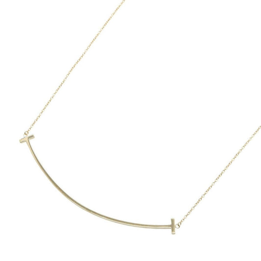 Tiffany & Co Necklace T Smile Large 40.5 45.5 cm 18k