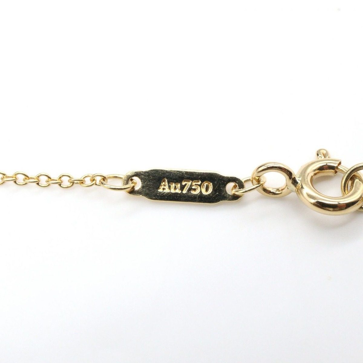 Tiffany & Co Necklace T Smile Large 40.5 45.5 cm 18k — view 4