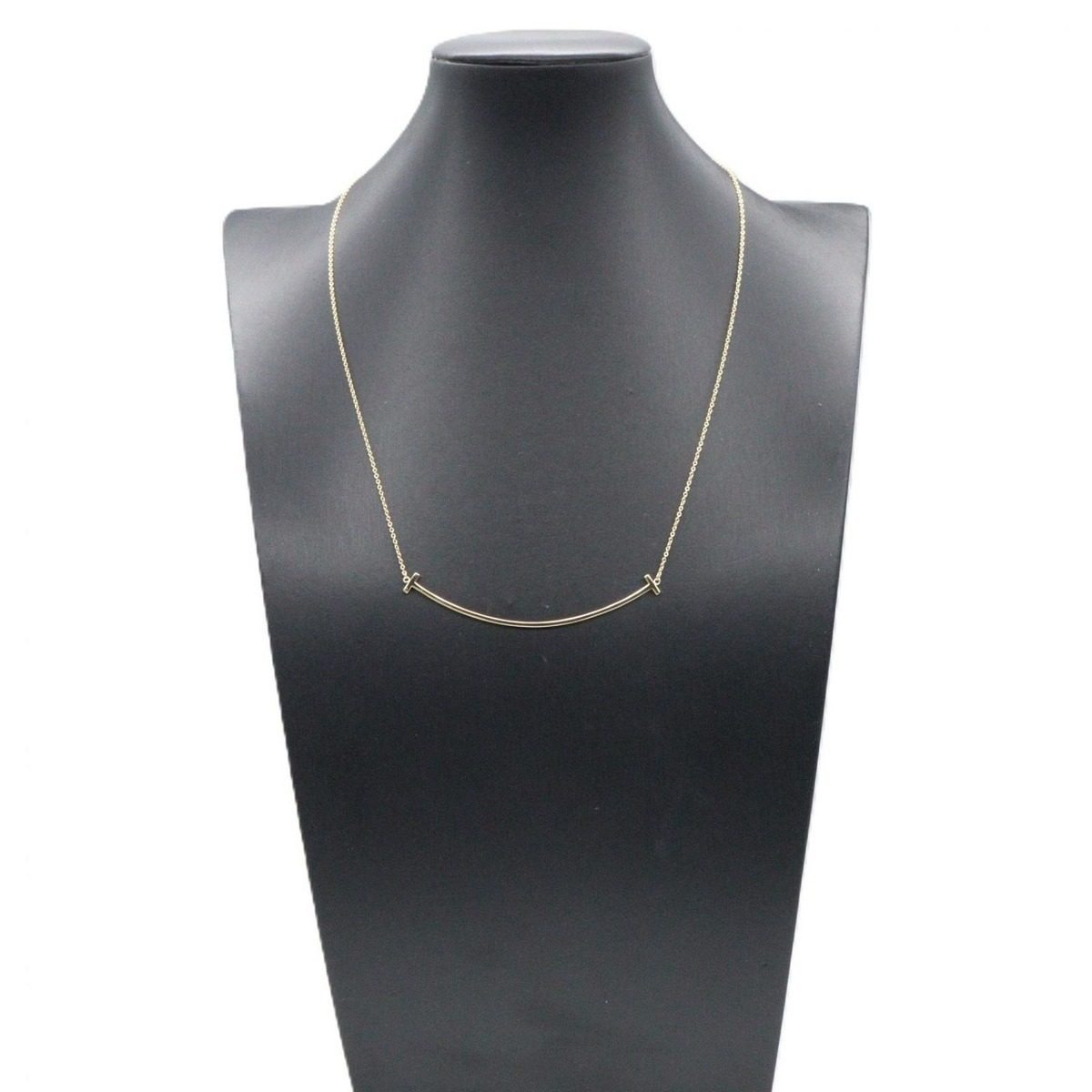Tiffany & Co Necklace T Smile Large 40.5 45.5 cm 18k — view 5