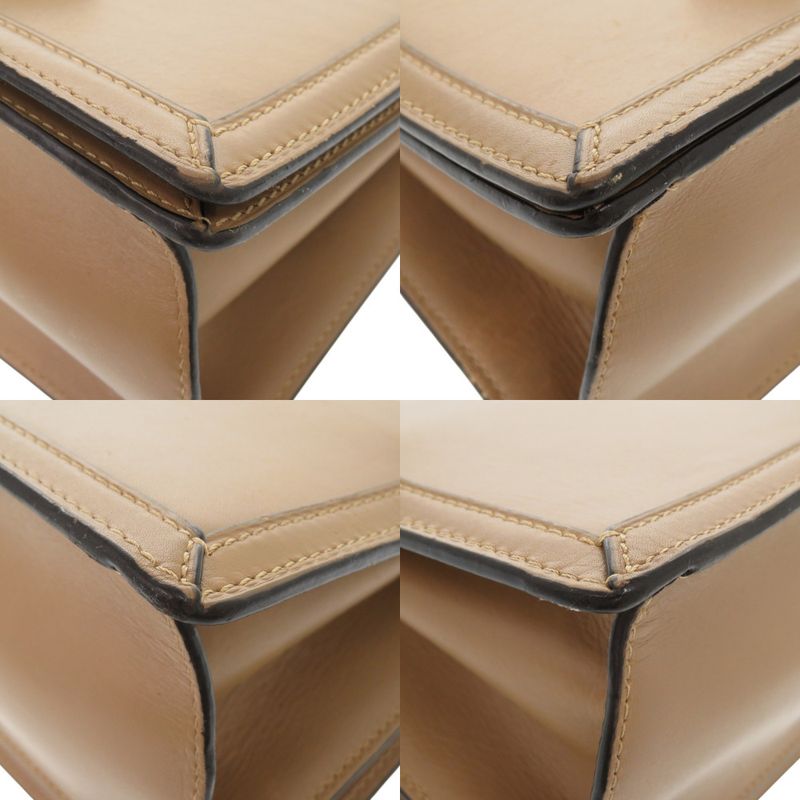 Loewe Barcelona Leather Beige Shoulder Bag 0242 Loewe