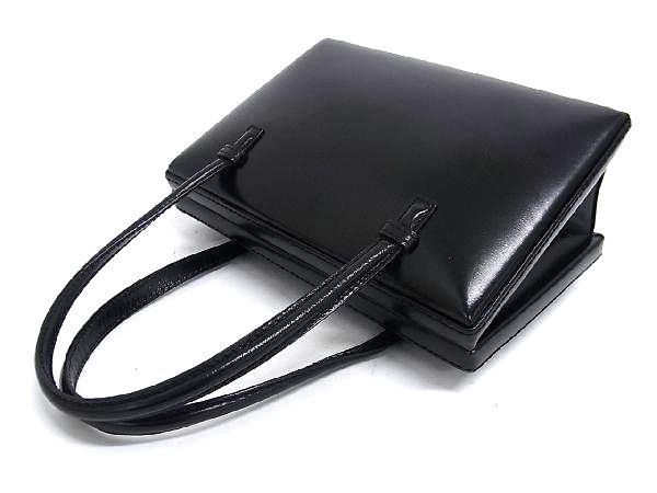 Loewe Leather Tote Handbag Mini Bag Ladies Black Ax1084