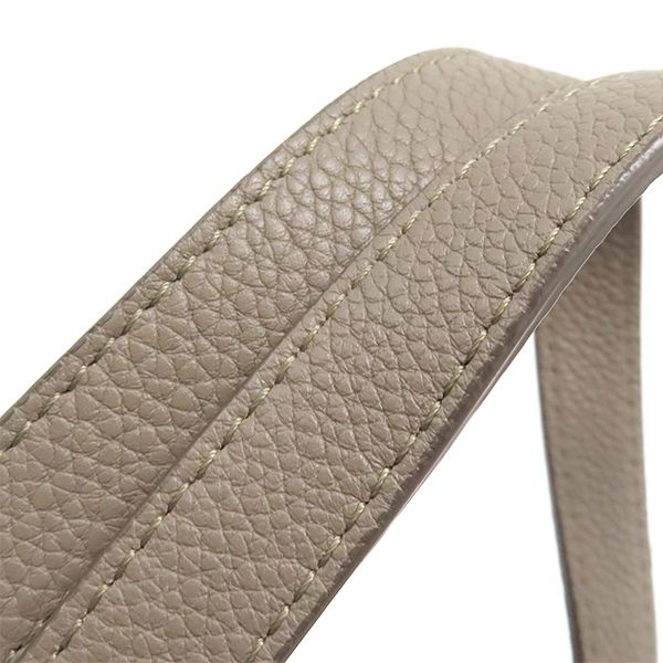 Celine 2way Bag Small Fold Cabas Leather Glazed Gold Hardware Gray Beige