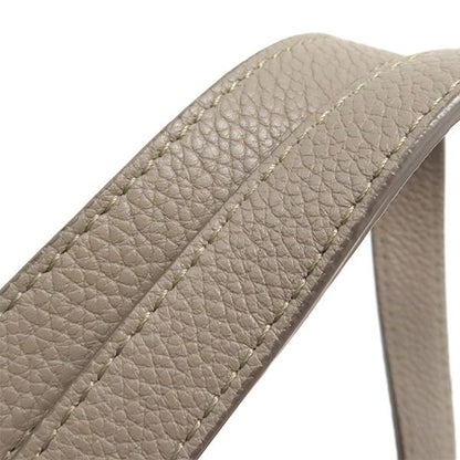 Celine 2way Bag Small Fold Cabas Leather Glazed Gold Hardware Gray Beige