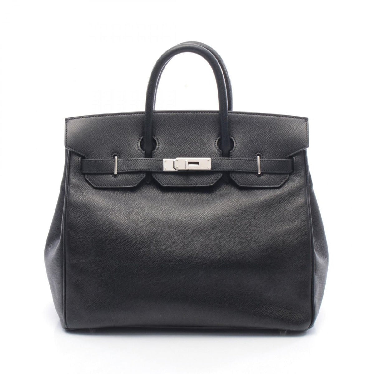 Hermes Handbag Haut a Courroies Hac 32 Black Leather