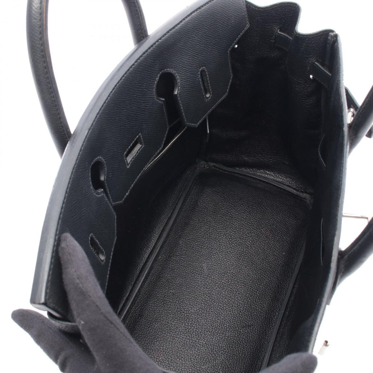 Hermes Handbag Haut a Courroies Hac 32 Black Leather — view 3