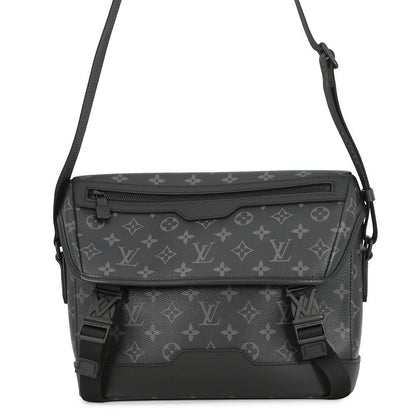 Louis Vuitton Shoulder Bag Monogram Eclipse Messenger Voyage PM Black