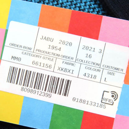 Gucci 2020 661156 Wool Cotton GG Pattern V-neck Logo Button Knit Cardigan Blue