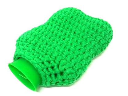 Bottega Veneta Intrecciato Knit And Rubber Hot Water Bottle In Green