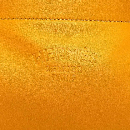Hermes Shoulder Bag Aline Yellow Excellent Condition Leather Swift Preowned