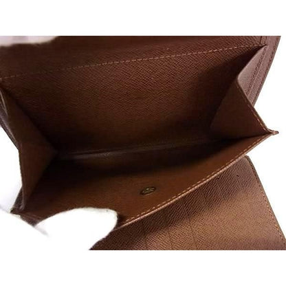 Louis Vuitton Trifold Wallet Monogram Porte-tresor Etui Papier Brown — view 7
