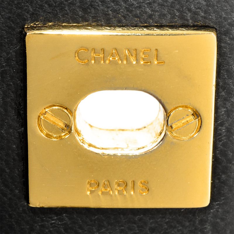 Chanel Mini Matelasse Chain Shoulder Bag Leather Black