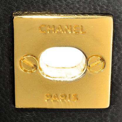 Chanel Mini Matelasse Chain Shoulder Bag Leather Black