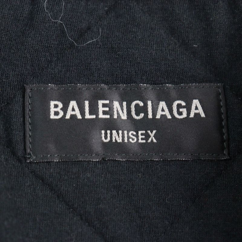 Balenciaga 23SS 699223 Bleached Plaid Hooded Shirt 100% Cotton Vintage Finish