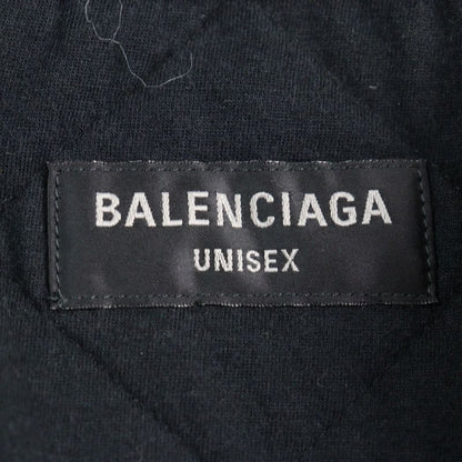 Balenciaga 23SS 699223 Bleached Plaid Hooded Shirt 100% Cotton Vintage Finish
