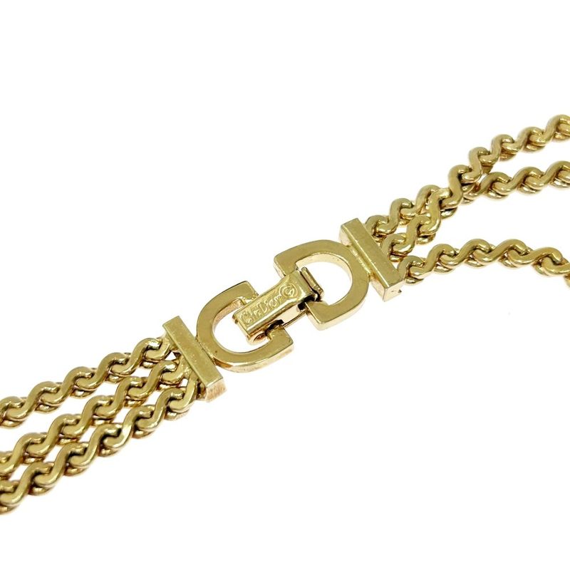 Christian Dior GP 3-Ring Necklace Women's 381768 Necklace