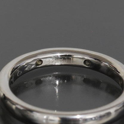 Van Cleef & Arpels 3 P Diamond Ring Wedding Pt950 Protected E1214
