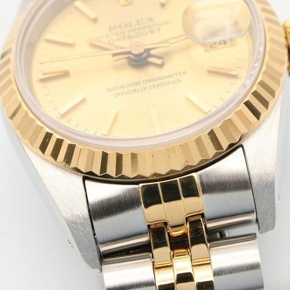 Rolex Datejust Number CH BA 18k Stainless Steel Watch — view 11