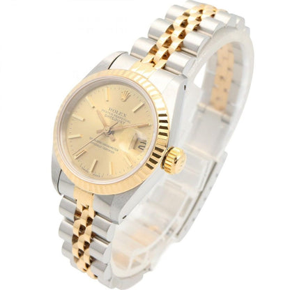 Rolex Datejust Number CH BA 18k Stainless Steel Watch — view 2